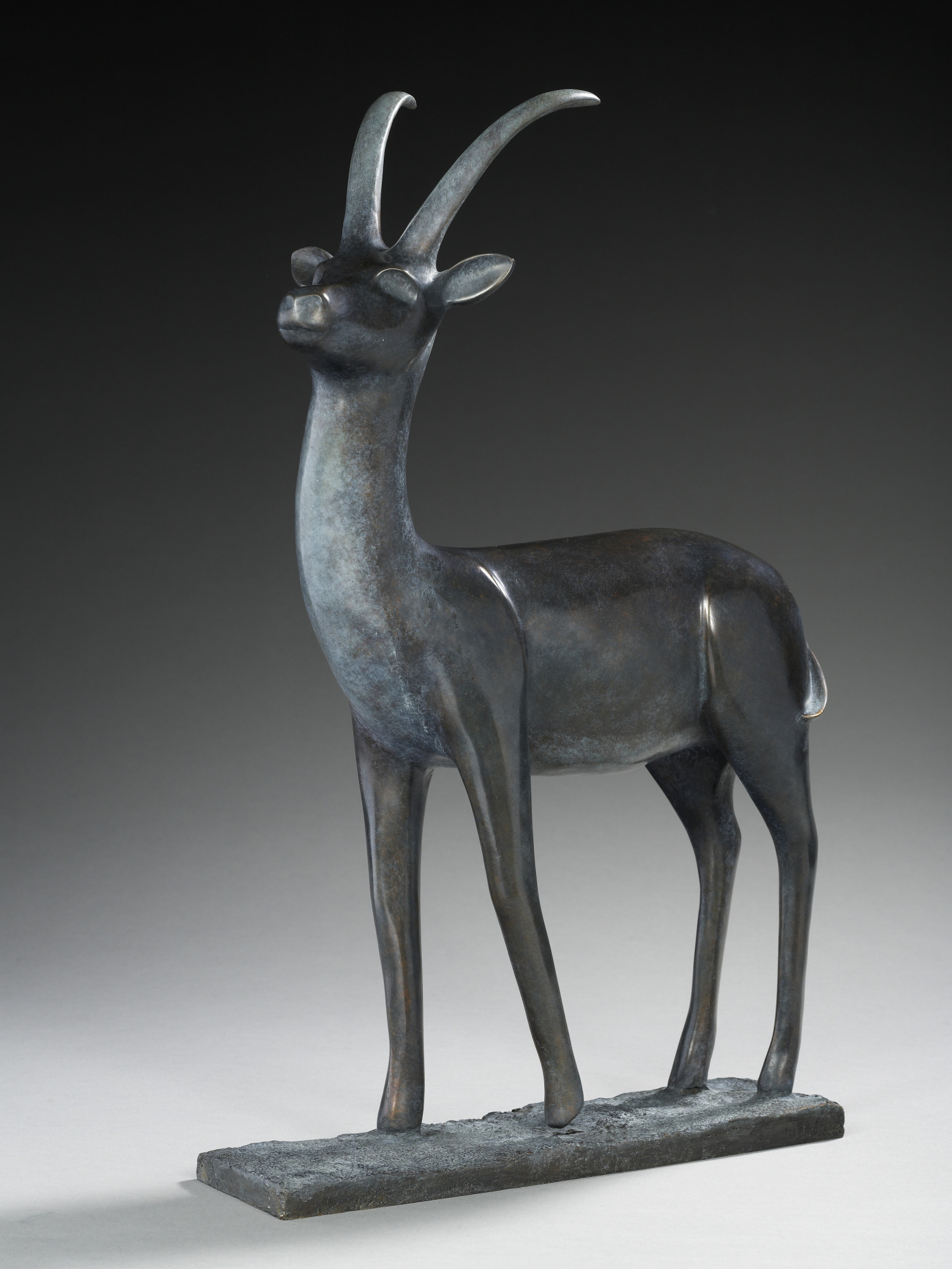 Brigitte Teman - Gazelle  Bronze H 50 cm | 19 7/10 in Edition de 8 © Marciano Contemporary